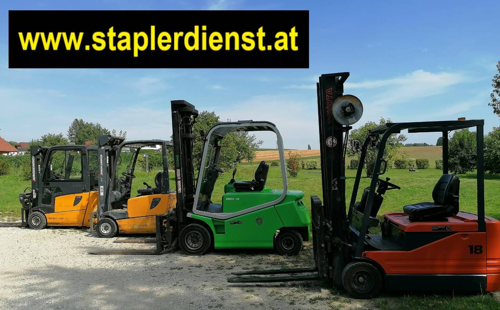 Staplerdienst Andreas Platzer aus Pettenbach in Oberösterreich